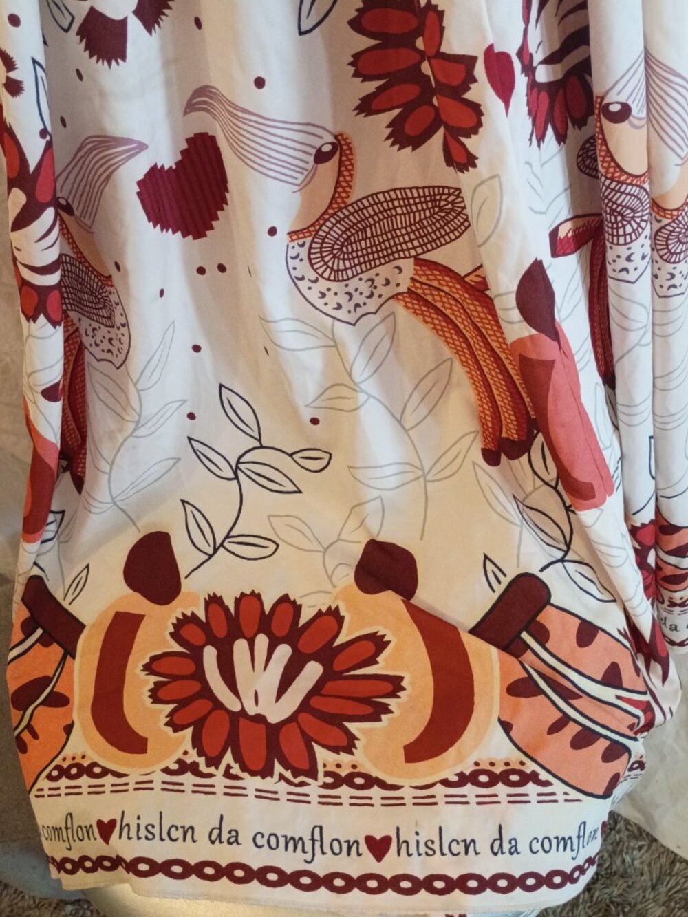 SHEIN Flirla Bohemian Style Printed Halter Top Beach Dress Women's Size Large - Picture 5 of 5